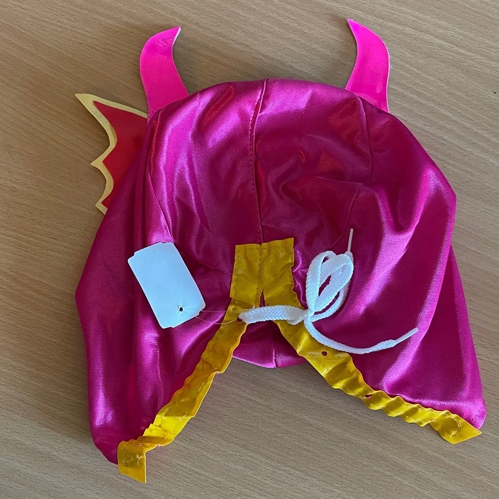 NWT Wresting pink and Yellow  Mask